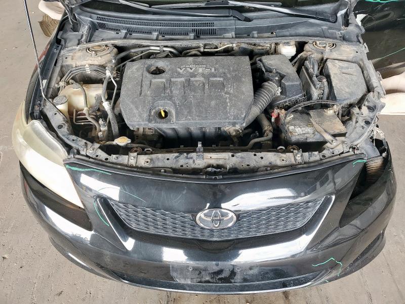 1NXBU4EE8AZ245059 - 2010 TOYOTA COROLLA BASE BLACK photo 11