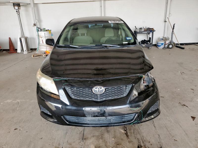 1NXBU4EE8AZ245059 - 2010 TOYOTA COROLLA BASE BLACK photo 5