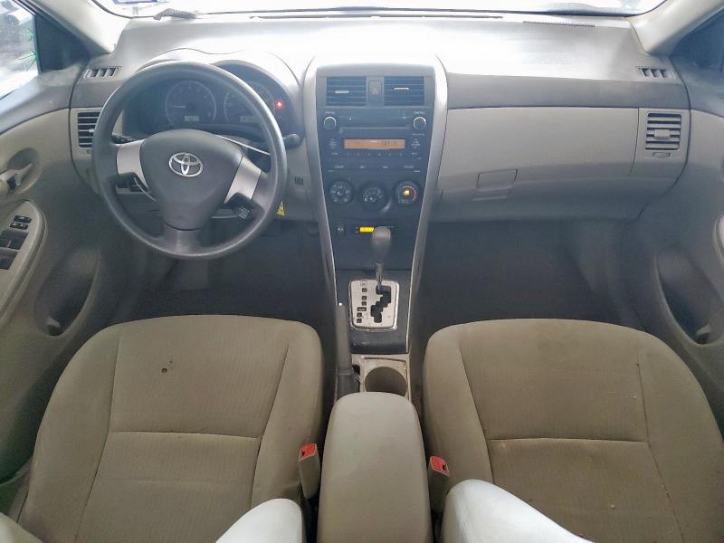 1NXBU4EE8AZ245059 - 2010 TOYOTA COROLLA BASE BLACK photo 8