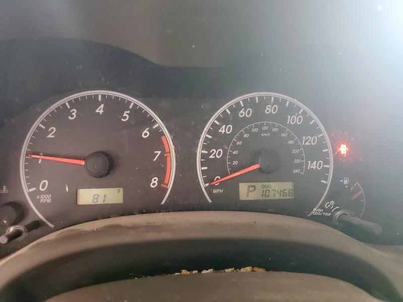 1NXBU4EE8AZ245059 - 2010 TOYOTA COROLLA BASE BLACK photo 9