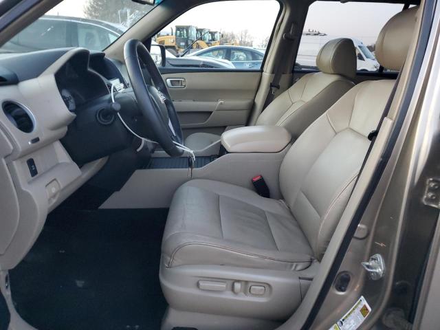 5FNYF48629B017639 - 2009 HONDA PILOT EXL BEIGE photo 7