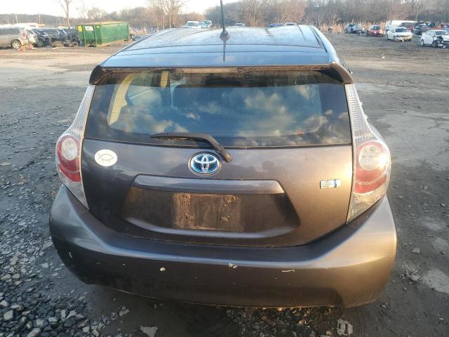 JTDKDTB38D1531369 - 2013 TOYOTA PRIUS C GRAY photo 6