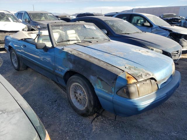 1FACP44E3NF164861 - 1992 FORD MUSTANG LX BLUE photo 4