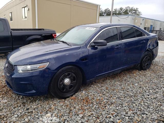 1FAHP2MK0FG186957 - 2015 FORD TAURUS POLICE INTERCEPTOR BLUE photo 1