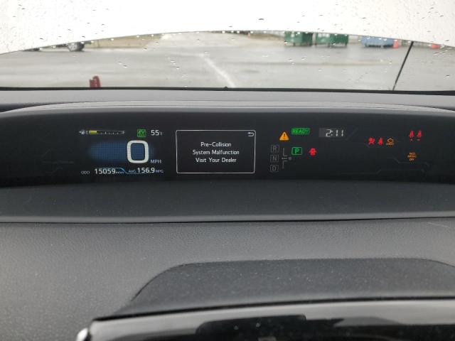 JTDKARFP3K3109942 - 2019 TOYOTA PRIUS PRIM SILVER photo 9