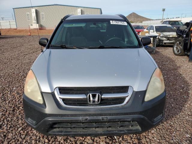 JHLRD78442C037942 - 2002 HONDA CR-V LX SILVER photo 5