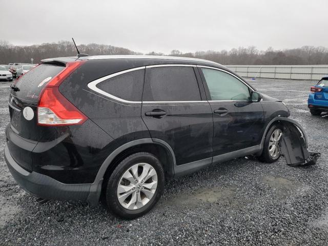 5J6RM3H73DL009739 - 2013 HONDA CR-V EXL BLACK photo 3