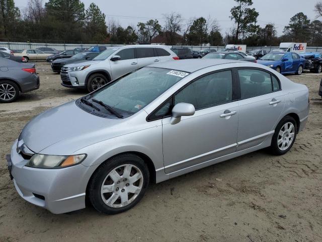 2HGFA165X9H546444 - 2009 HONDA CIVIC LX SILVER photo 1