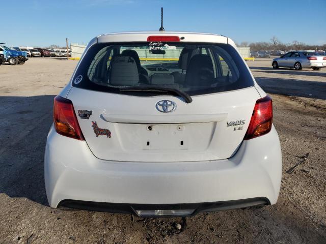 VNKKTUD30HA077573 - 2017 TOYOTA YARIS L WHITE photo 6