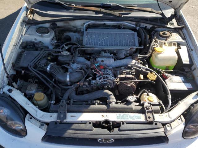JF1GG29652H801384 - 2002 SUBARU IMPREZA WRX WHITE photo 11