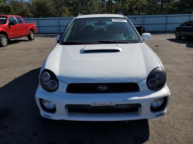 JF1GG29652H801384 - 2002 SUBARU IMPREZA WRX WHITE photo 5