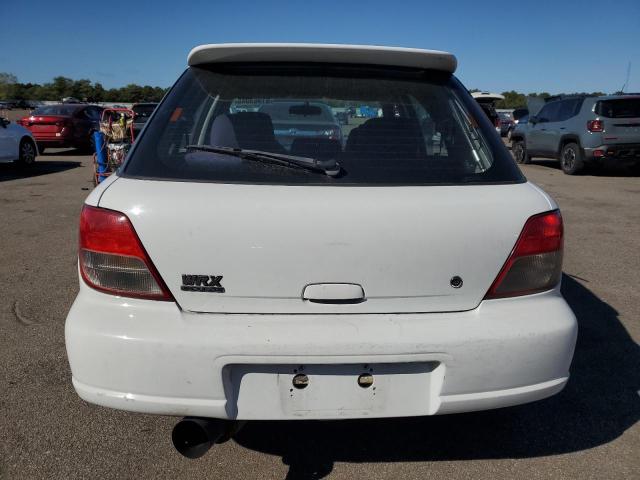 JF1GG29652H801384 - 2002 SUBARU IMPREZA WRX WHITE photo 6