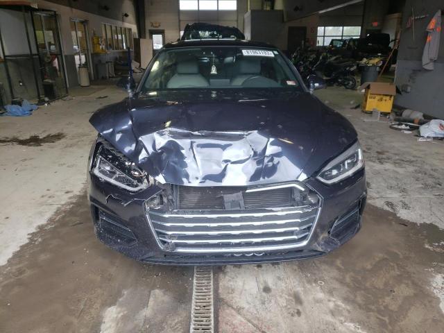 WAUBNCF54JA054845 - 2018 AUDI A5 PREMIUM PLUS BLUE photo 5