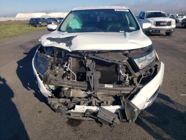 2FMPK3J94JBC32605 - 2018 FORD EDGE SEL WHITE photo 5