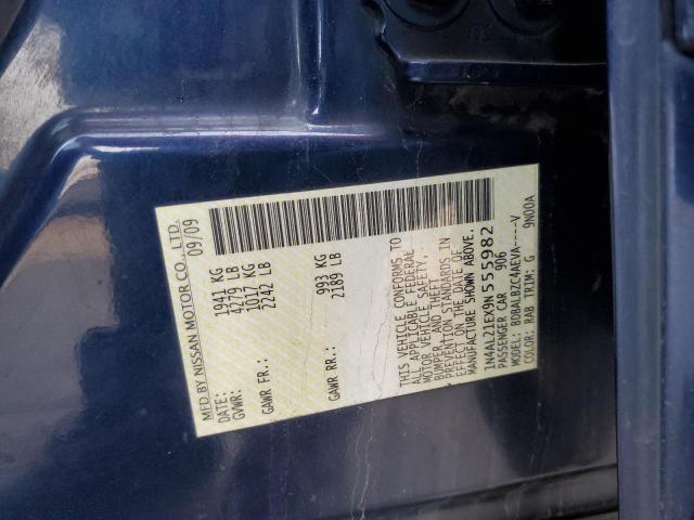 1N4AL21EX9N555982 - 2009 NISSAN ALTIMA 2.5 BLUE photo 13