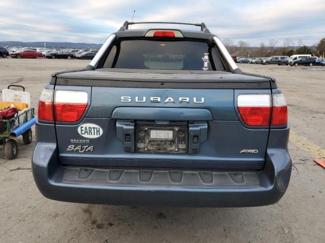 4S4BT62C457106875 - 2005 SUBARU BAJA SPORT BLUE photo 6