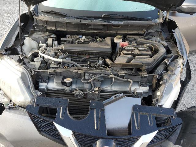 KNMAT2MT2FP559433 - 2015 NISSAN ROGUE S GRAY photo 12