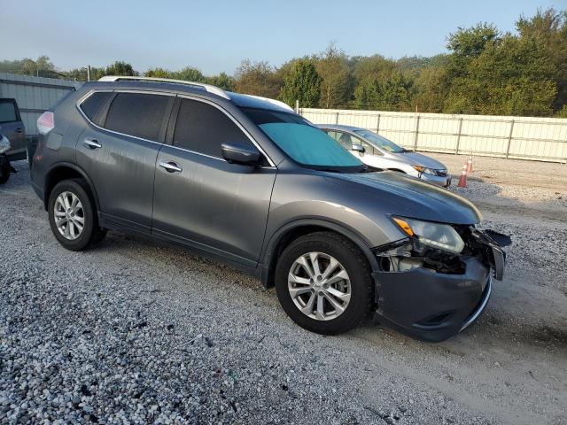 KNMAT2MT2FP559433 - 2015 NISSAN ROGUE S GRAY photo 4