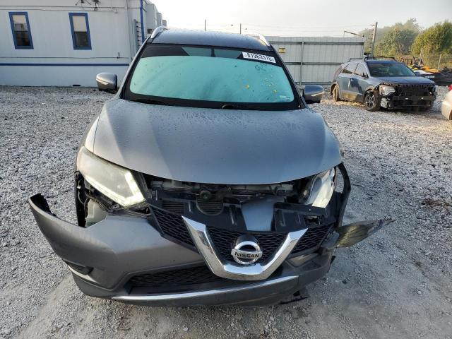 KNMAT2MT2FP559433 - 2015 NISSAN ROGUE S GRAY photo 5