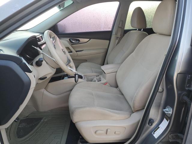 KNMAT2MT2FP559433 - 2015 NISSAN ROGUE S GRAY photo 7
