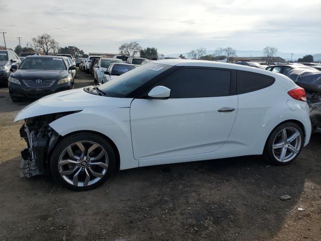 KMHTC6AD8FU218869 - 2015 HYUNDAI VELOSTER WHITE photo 1