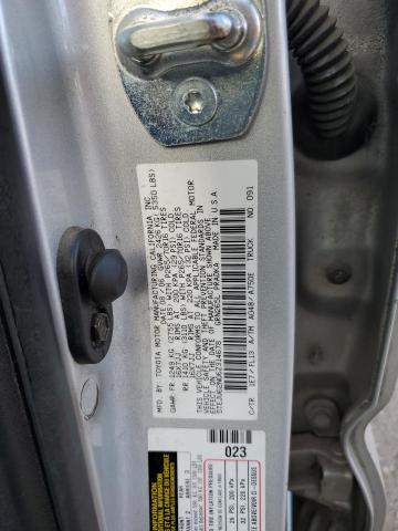 5TEJU62N06Z314678 - 2006 TOYOTA TACOMA DOUBLE CAB PRERUNNER SILVER photo 12