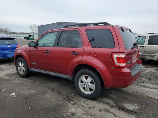 1FMCU93148KA03537 - 2008 FORD ESCAPE XLT RED photo 2