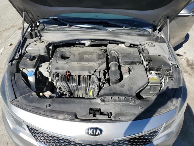 5XXGU4L38GG107337 - 2016 KIA OPTIMA EX GRAY photo 11
