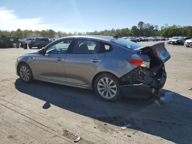 5XXGU4L38GG107337 - 2016 KIA OPTIMA EX GRAY photo 2
