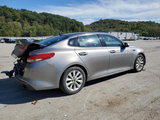 5XXGU4L38GG107337 - 2016 KIA OPTIMA EX GRAY photo 3