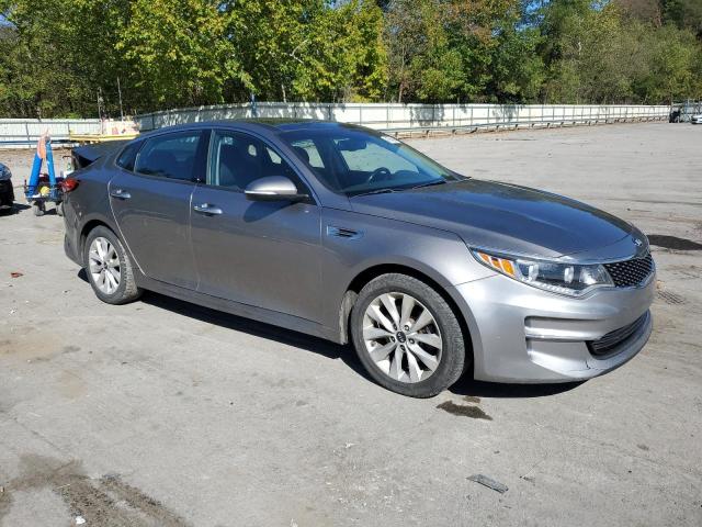 5XXGU4L38GG107337 - 2016 KIA OPTIMA EX GRAY photo 4