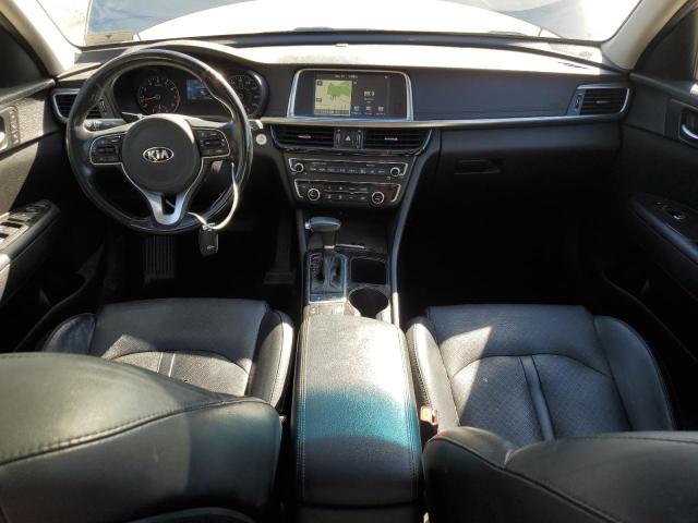 5XXGU4L38GG107337 - 2016 KIA OPTIMA EX GRAY photo 8