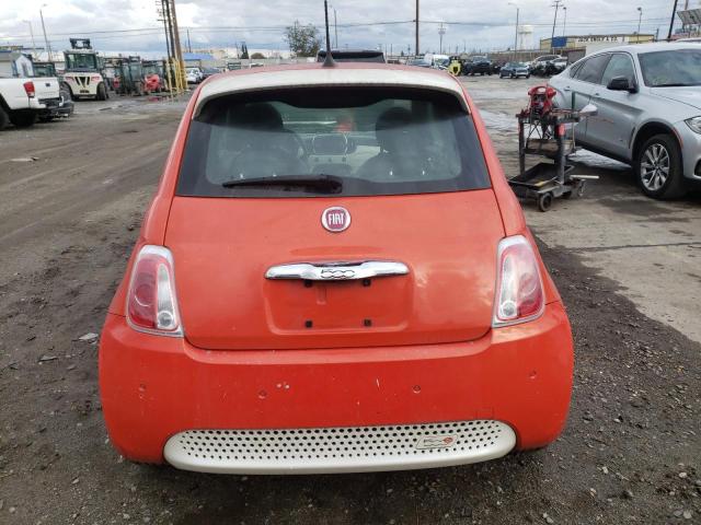 3C3CFFGEXGT125749 - 2016 FIAT 500 ELECTRIC ORANGE photo 6