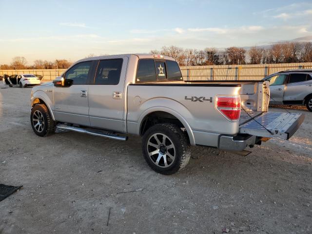 1FTFW1ET4DKE10649 - 2013 FORD F150 SUPERCREW SILVER photo 2