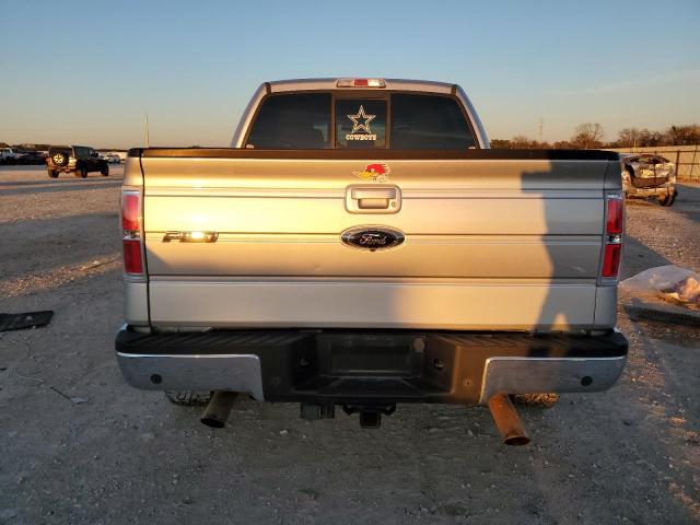 1FTFW1ET4DKE10649 - 2013 FORD F150 SUPERCREW SILVER photo 6