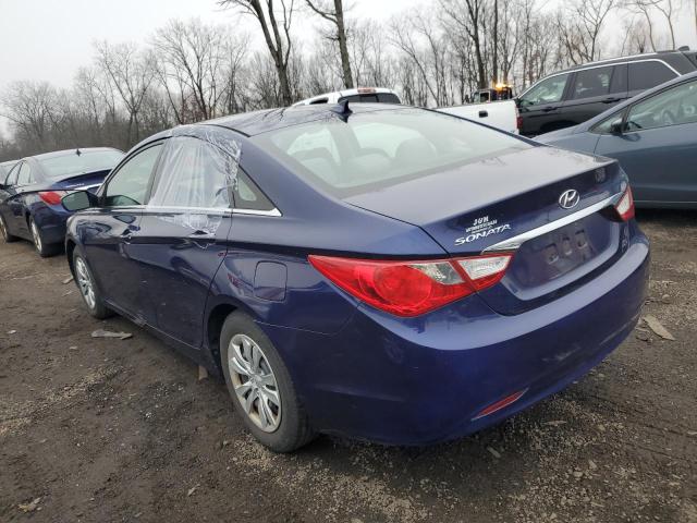 5NPEB4AC0CH321673 - 2012 HYUNDAI SONATA GLS BLUE photo 2