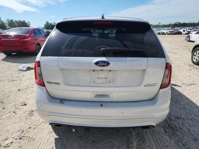 2FMDK3AK5CBA26055 - 2012 FORD EDGE SPORT WHITE photo 6