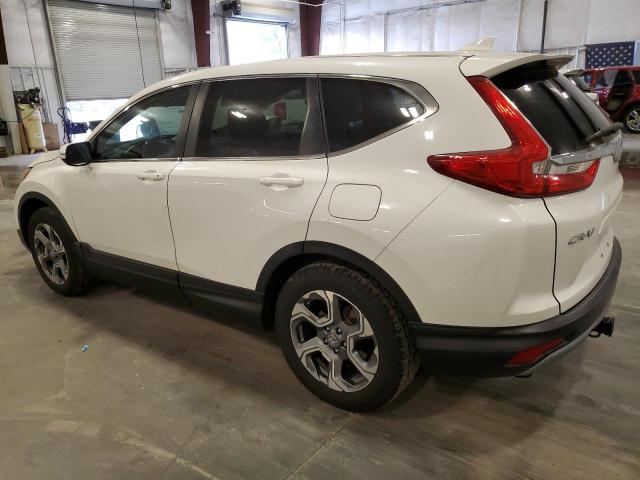 5J6RW2H86JL019514 - 2018 HONDA CR-V EXL WHITE photo 2