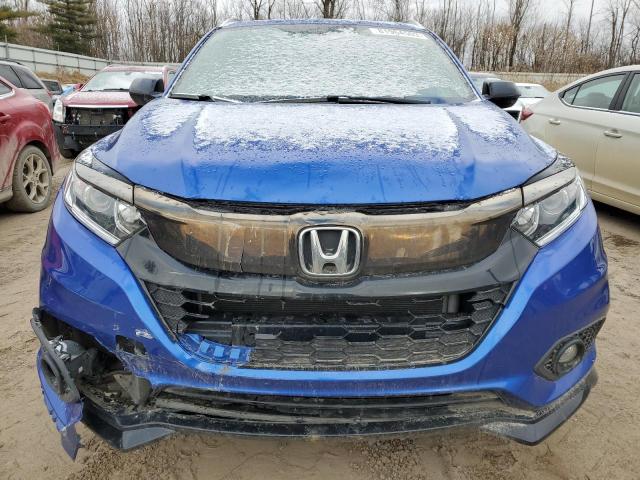 3CZRU6H16NM709803 - 2022 HONDA HR-V SPORT BLUE photo 5