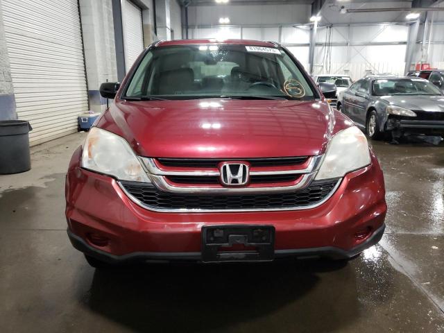 5J6RE4H54AL016678 - 2010 HONDA CR-V EX BURGUNDY photo 5