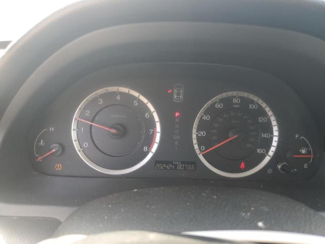 1HGCP2F43CA083406 - 2012 HONDA ACCORD LXP ვერცხლისფერი ფოტო 9