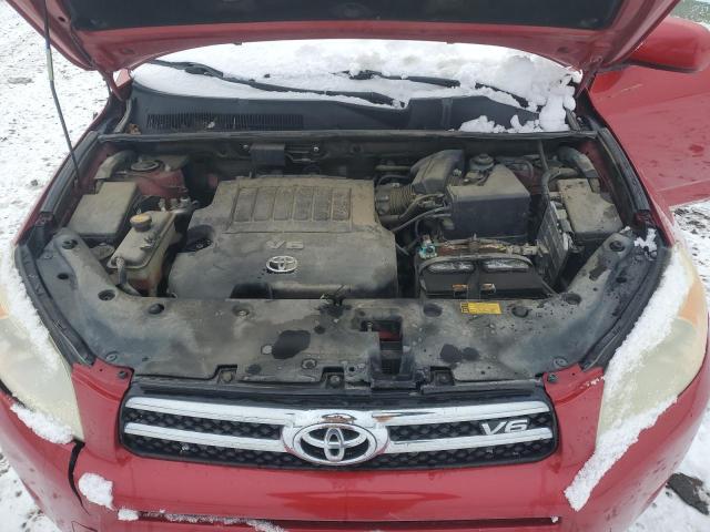 JTMBK34V485064759 - 2008 TOYOTA RAV4 LIMITED RED photo 11