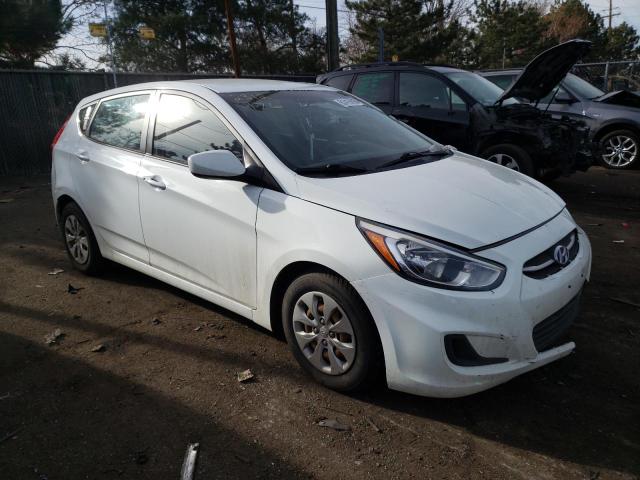 KMHCT5AE3FU208222 - 2015 HYUNDAI ACCENT GS WHITE photo 4