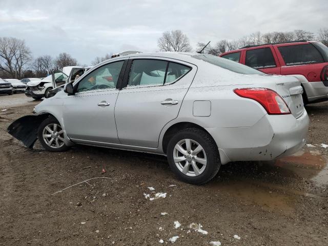 3N1CN7AP4CL860836 - 2012 NISSAN VERSA S SILVER photo 2