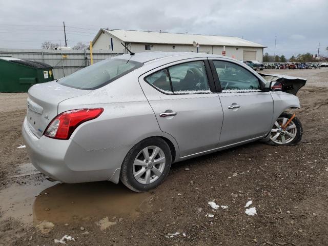 3N1CN7AP4CL860836 - 2012 NISSAN VERSA S SILVER photo 3