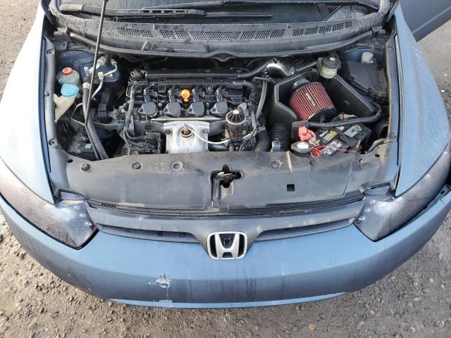 2HGFG11687H546132 - 2007 HONDA CIVIC LX BLUE photo 11