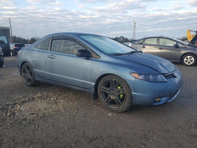 2HGFG11687H546132 - 2007 HONDA CIVIC LX BLUE photo 4