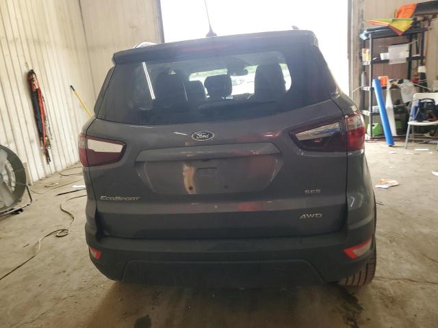 MAJ6P1CLXJC219989 - 2018 FORD ECOSPORT SES Сірий фото 6