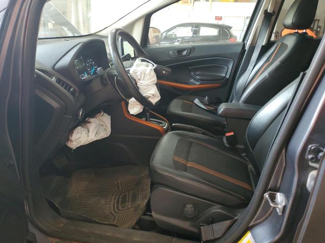 MAJ6P1CLXJC219989 - 2018 FORD ECOSPORT SES Сірий фото 7