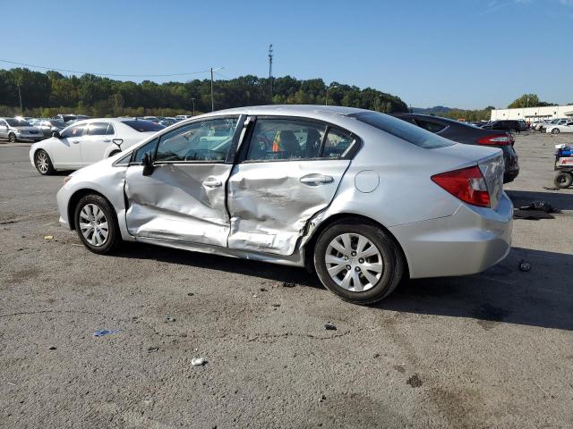 2HGFB2F53CH320675 - 2012 HONDA CIVIC LX SILVER photo 2